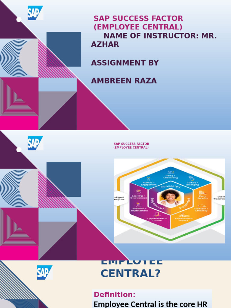 SAP SuccessFactors Employee Central Guide | PDF | Software Development ...