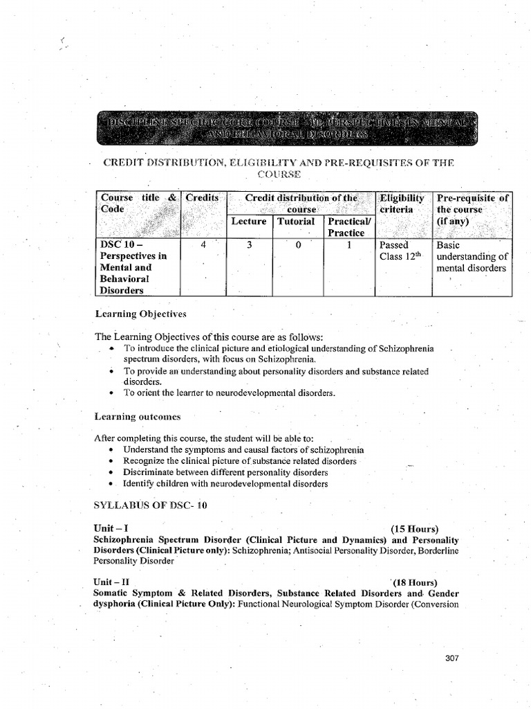 PMBD Syllabus | PDF
