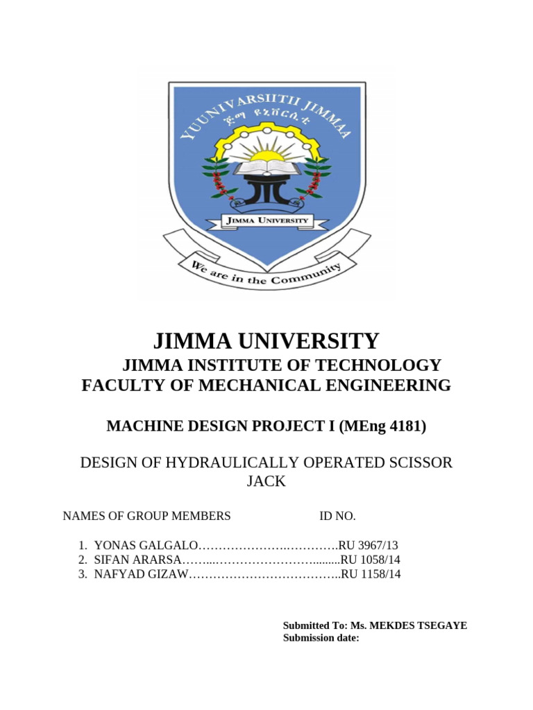 Machine Project I Project | PDF | Safety | Mechanical Engineering