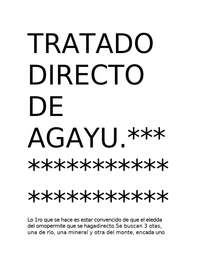 Ceremonia de Agayu: Ritual y Osha | PDF