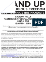 Standup For Freedom Flyer