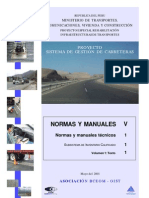 Normas y Manuales Tecnicos para El Inventario Vial