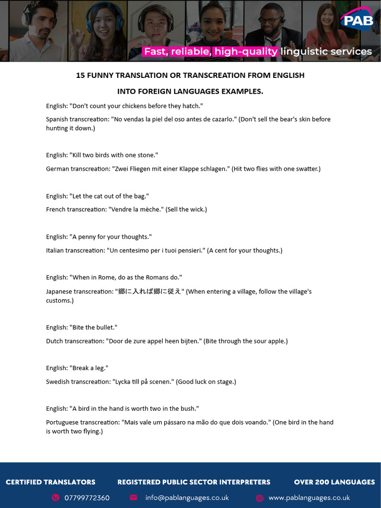 15 Funny Translation or Transcreation From English Into Foreign ...