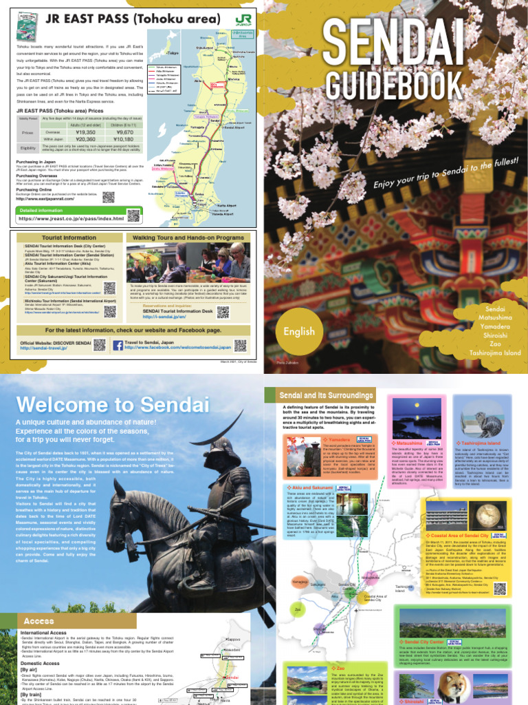Sendai Travel Guide & JR East Pass Info | PDF