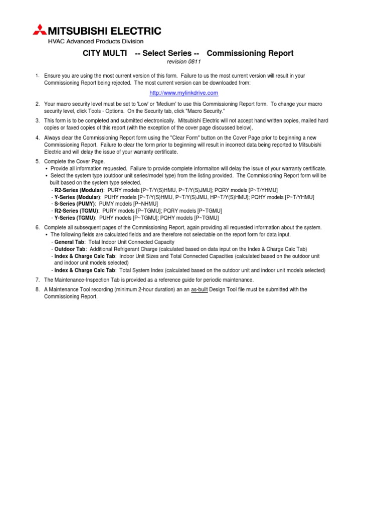 CM SL Commissioning Report 0811 Hvac Electrical Engineering