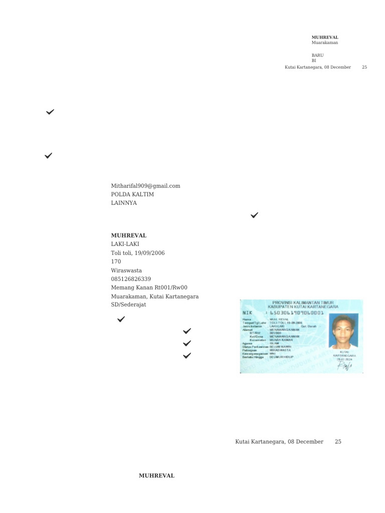 Formulir SIM | PDF