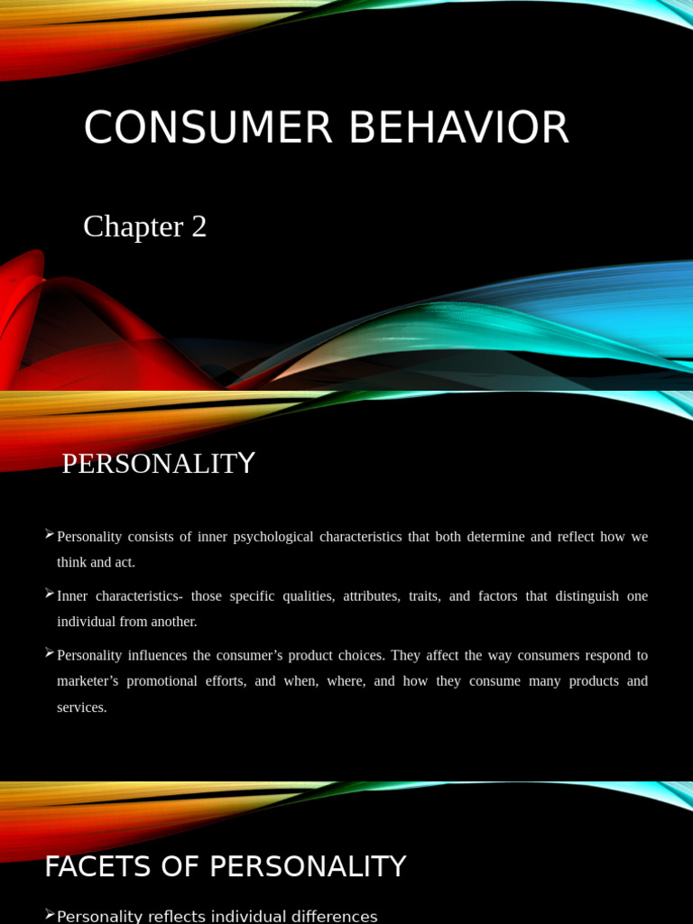 Understanding Consumer Personality Traits | PDF | Pricing | Perception