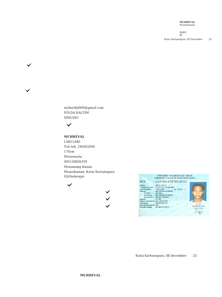 Formulir SIM | PDF