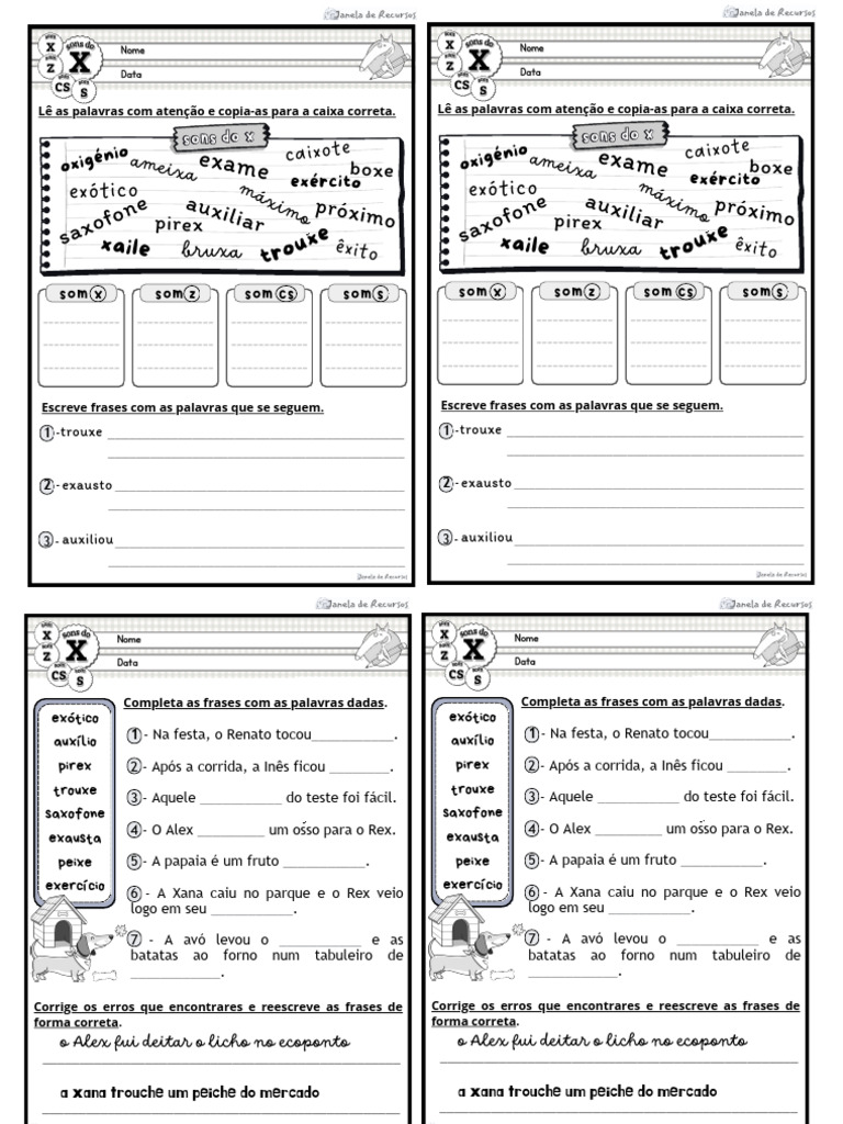 Atividades de Linguagem e Escrita para Crianças | PDF