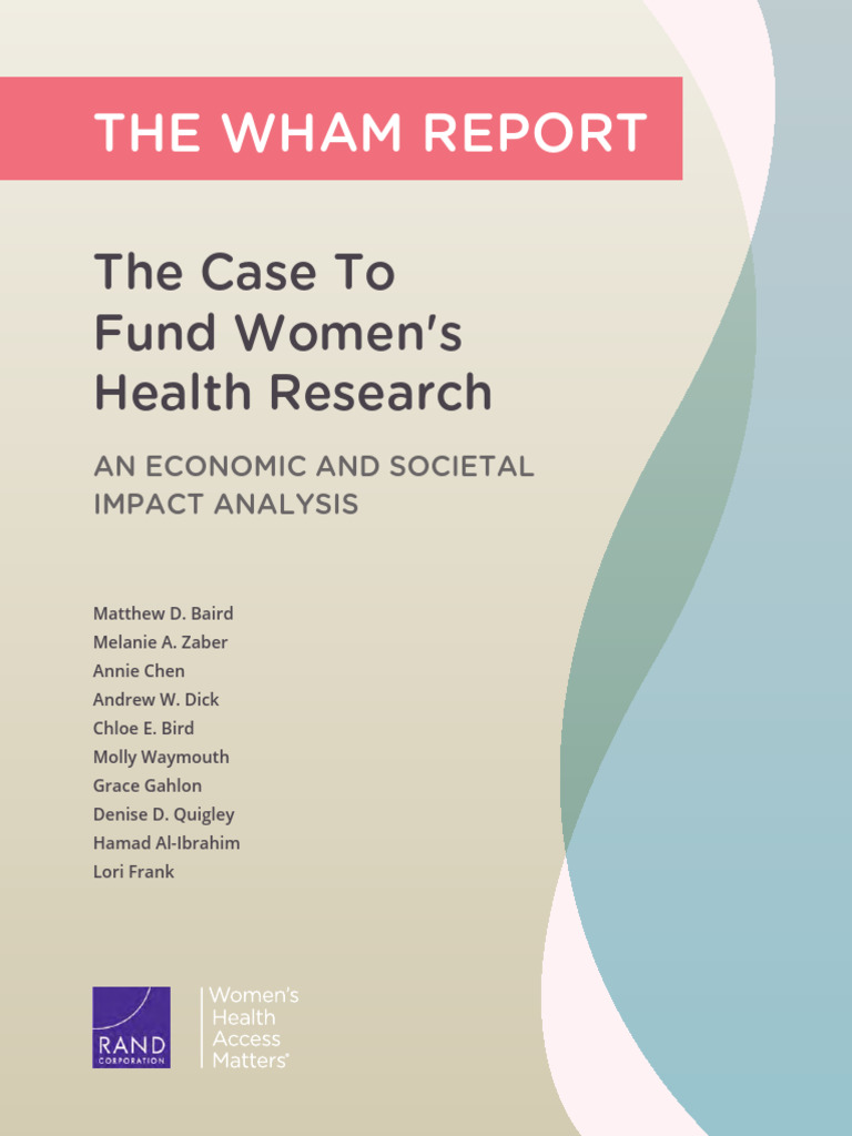Economic Impact of Women's Health Research | PDF | Women's Health ...