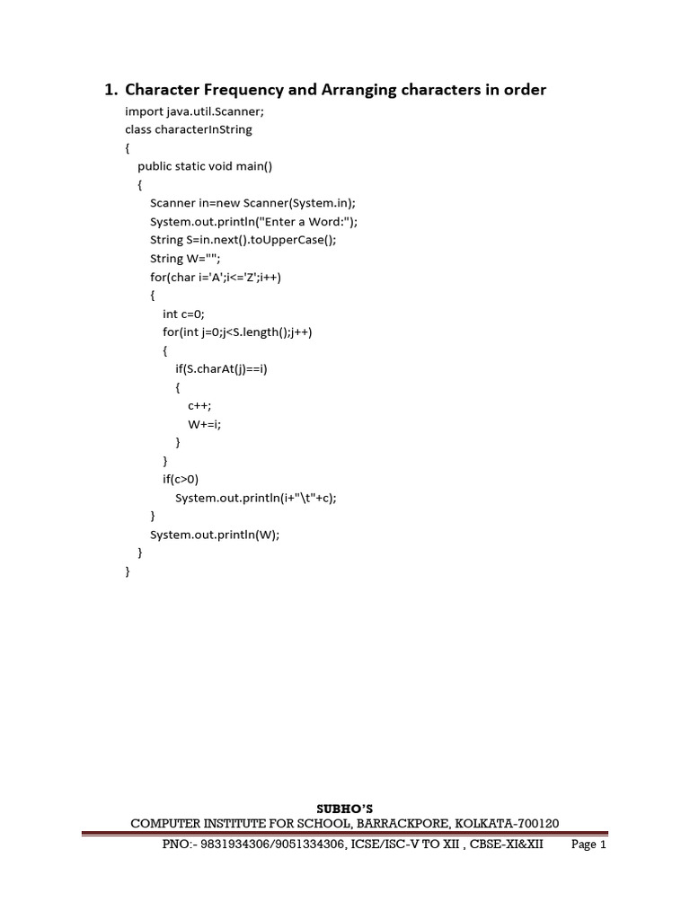 Java String Manipulation Techniques | PDF | Computer Programming ...