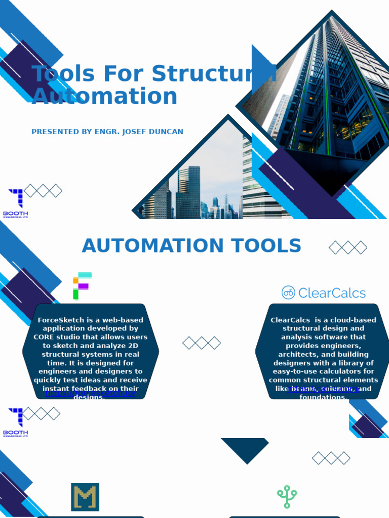 Essential Tools for Structural Automation | PDF