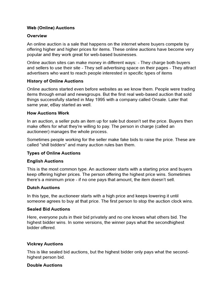 11 | PDF | Auction | Pricing