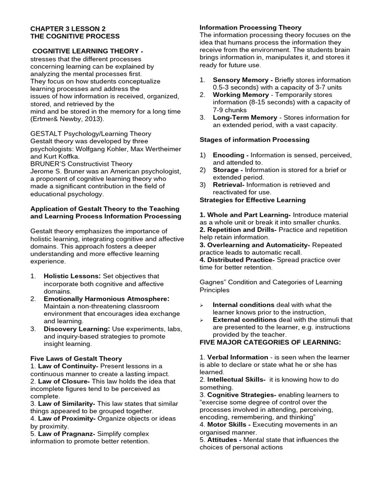 Final Term Reviewer in Profed 005 | PDF | Constructivism (Philosophy Of ...