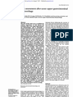 ROCKALL SCORE Riskassessment Afteracute Upper Gastrointestinal Haemorrhage