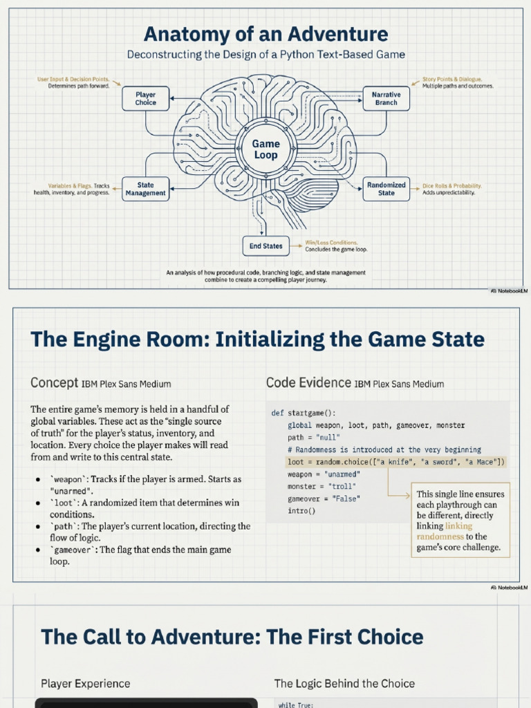 Anatomy of A Text Game | PDF