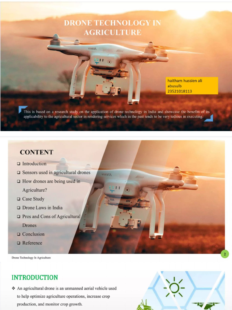 Drone Agriculture | PDF