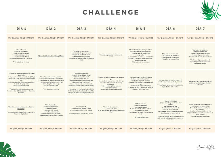 Menu Challenge Detallado 01-02-6007222fe1ef6e0d2aa3a105 | PDF ...
