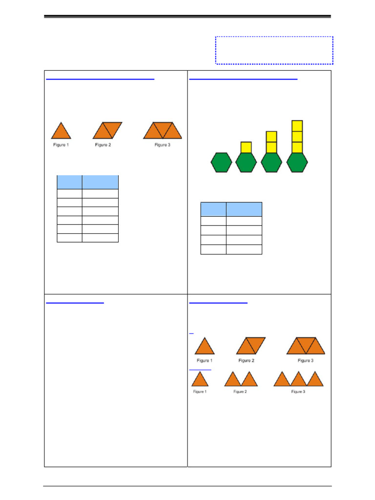 Grade 8 Patterning and Algebra Concepts | PDF | Triangle | Euclidean ...