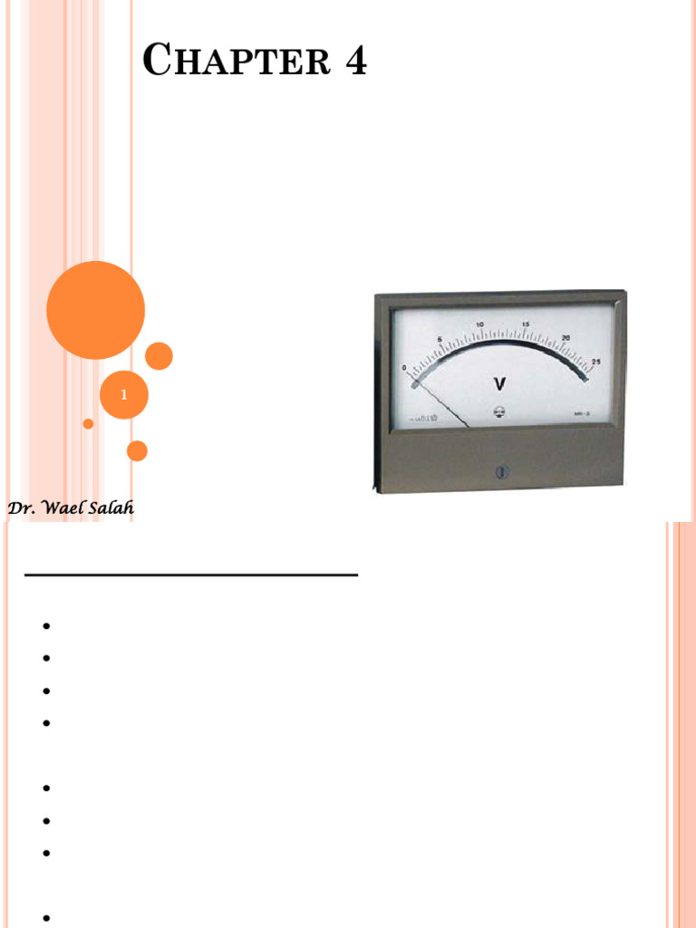Chapter 4-1 Indicating Instruments DC | PDF | Damping | Electromagnetism