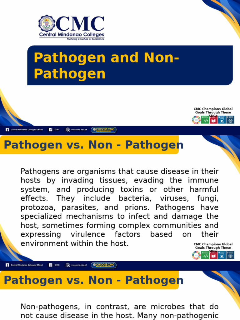Pathogen vs. Non-Pathogen Overview | PDF | Electron Microscope | Pathogen