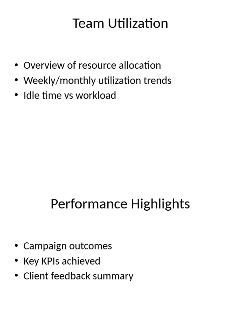 Team Overview Example | PDF