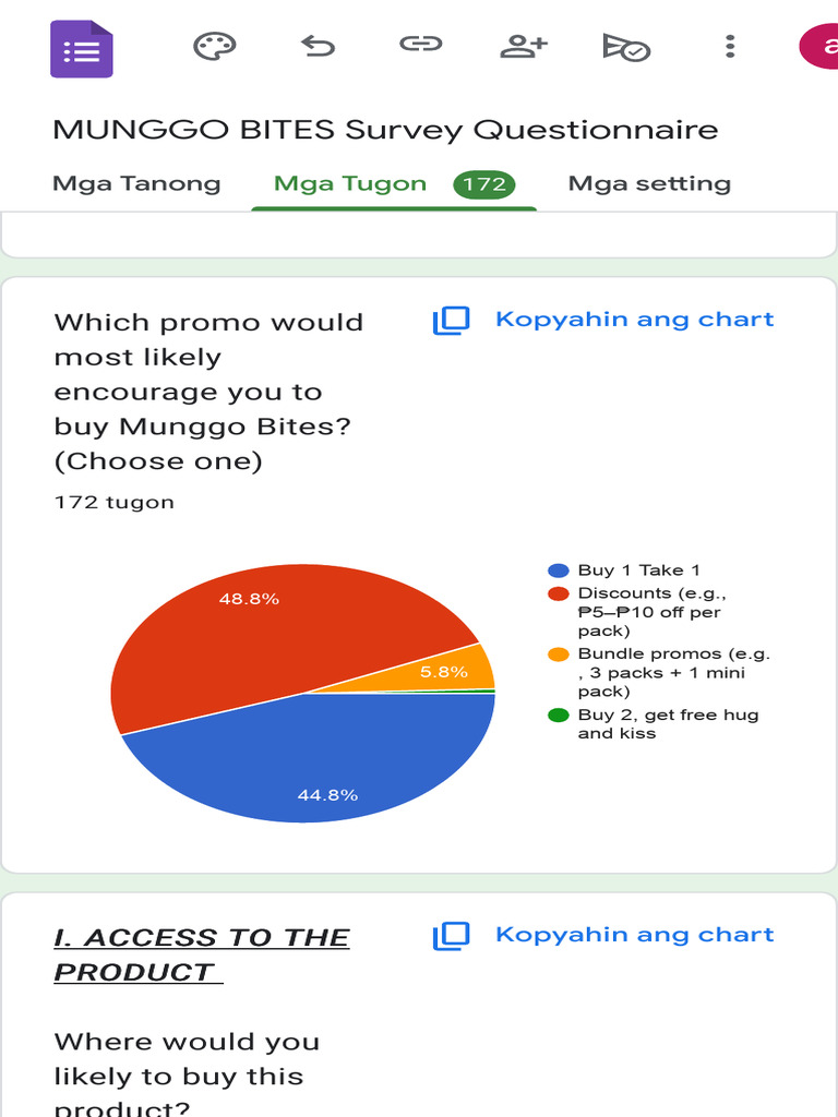 MUNGGO BITES Survey Questionnaire - Google Forms 3 | PDF