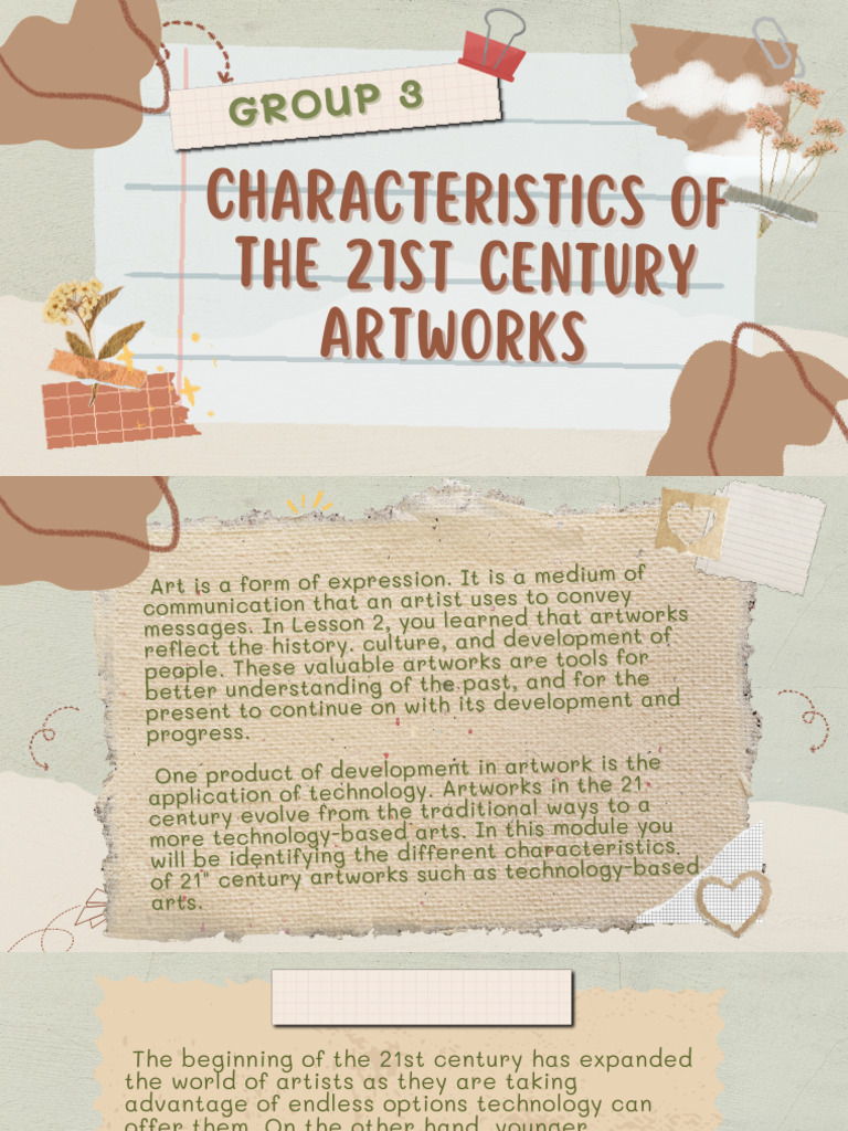 Brown Aesthetic Playful Scrapbook Portfolio Design Presentation ...