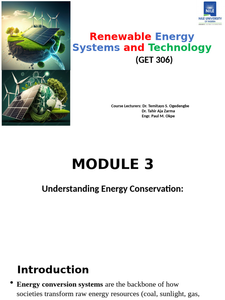 GET 306 Module 3a - Parallels and Differences in Various Conversion ...