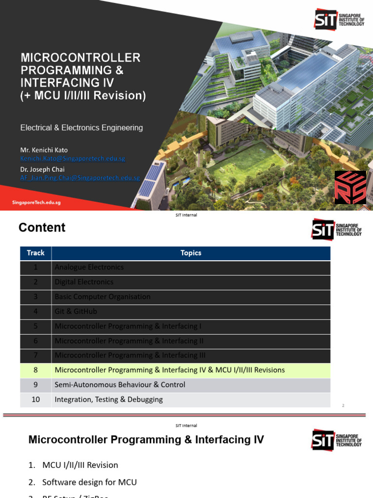 Microcontroller Programming & ZigBee Guide | PDF | Microcontroller ...