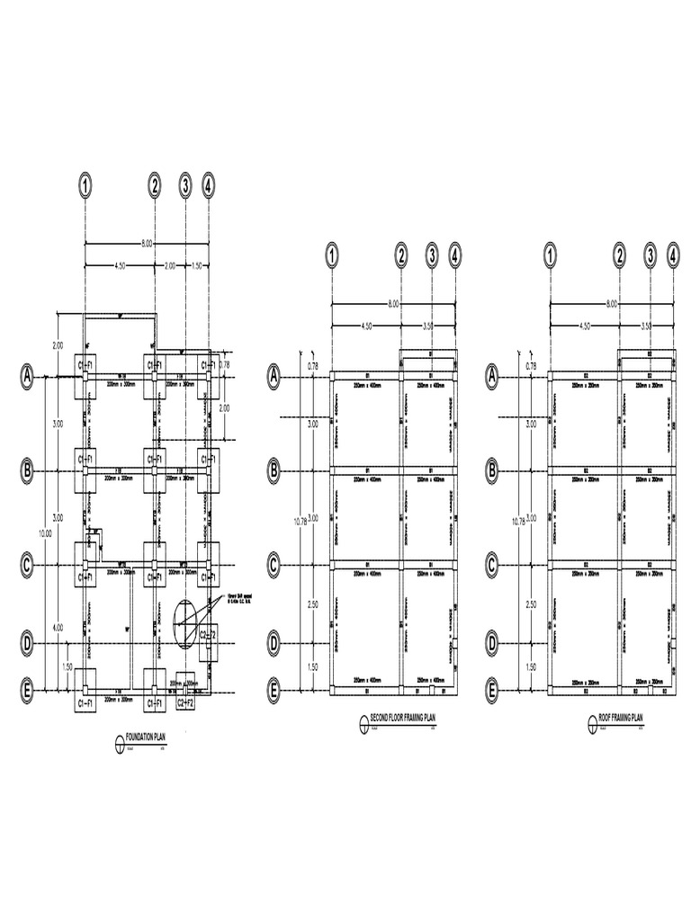 Foundation and Framing Plans Overview | PDF