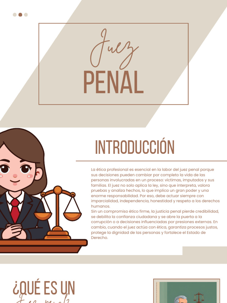 Ética y Funciones del Juez Penal en México | PDF | Juez | Fiscal
