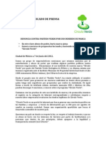 2medios - Comunicado Circulo Verde7Jun