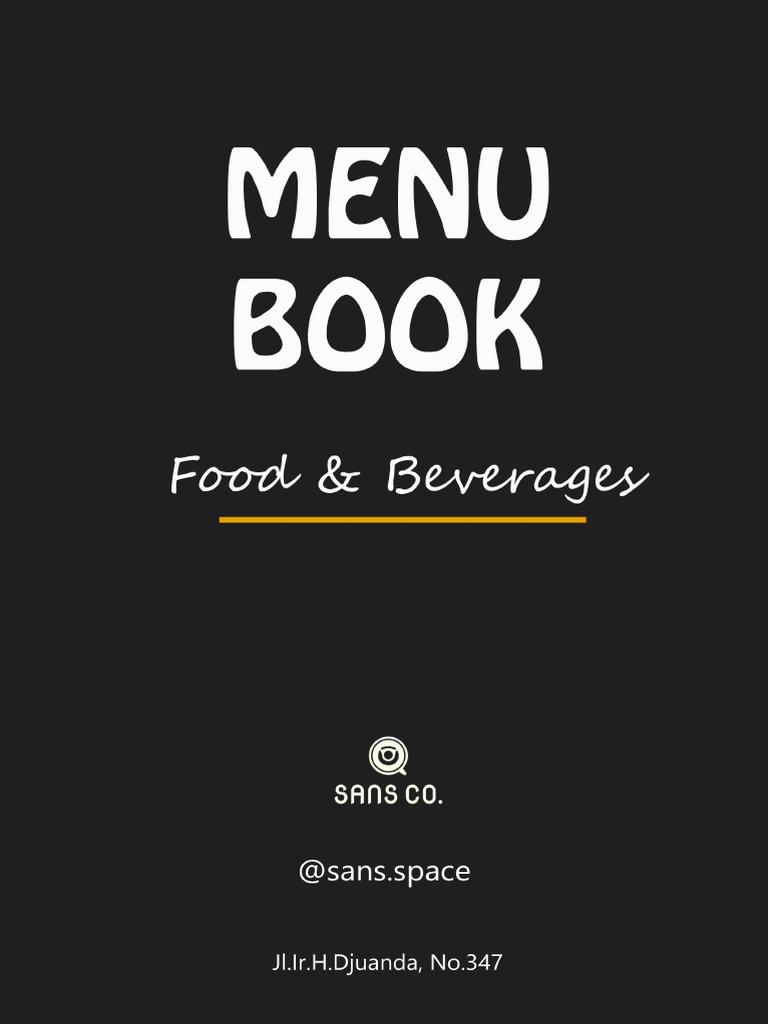 Buku Menu Sans Co | PDF