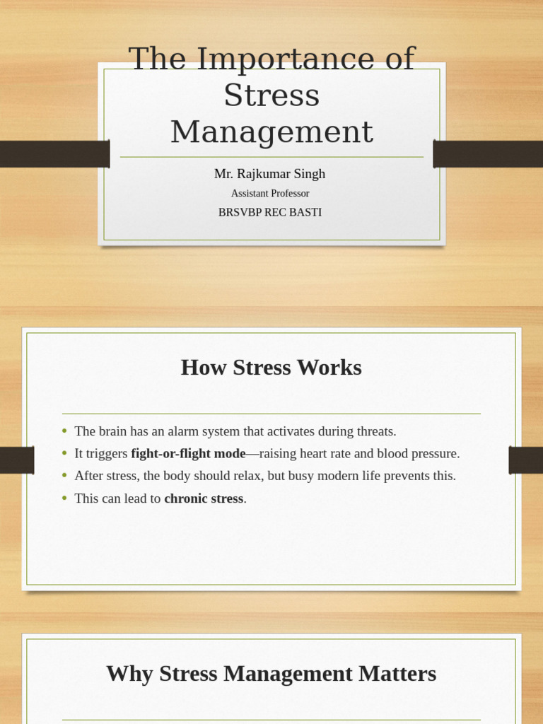 Effective Stress Management Strategies | PDF | Stress (Biology ...