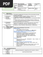 Kindergarten Matatag Lesson Plan | PDF | Curriculum | Teachers