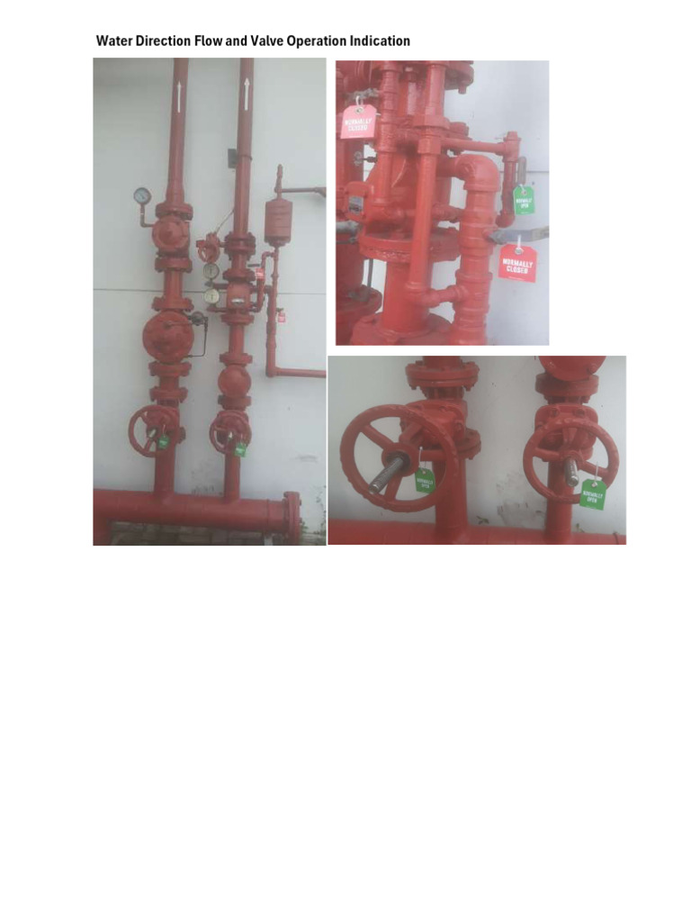 Water Direction - Valve Operation Indication | PDF