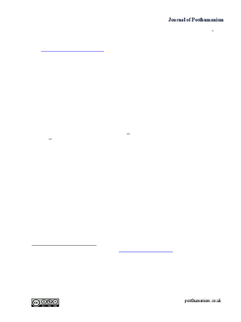 Posthumanism and AI in Education Analysis | PDF | Artificial ...