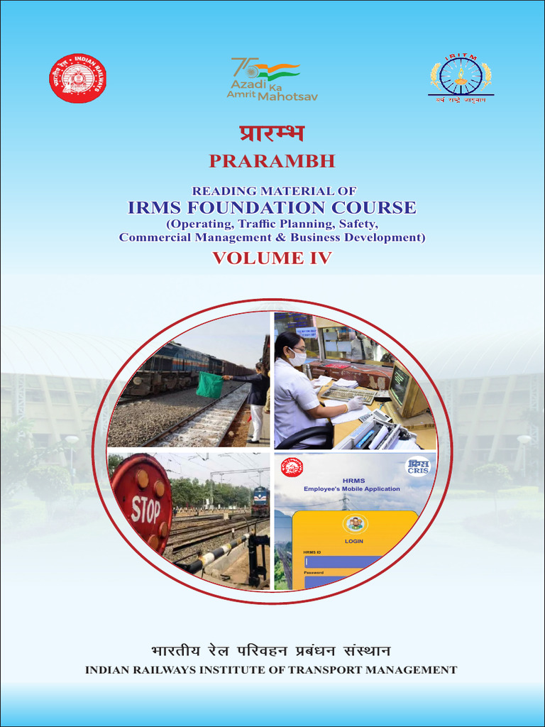 Vol IV Book | PDF | Rail Transport | Train