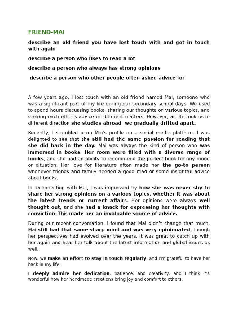 Friend Mai | PDF