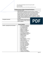 Intro To Java Programming For Object Oriented Developers