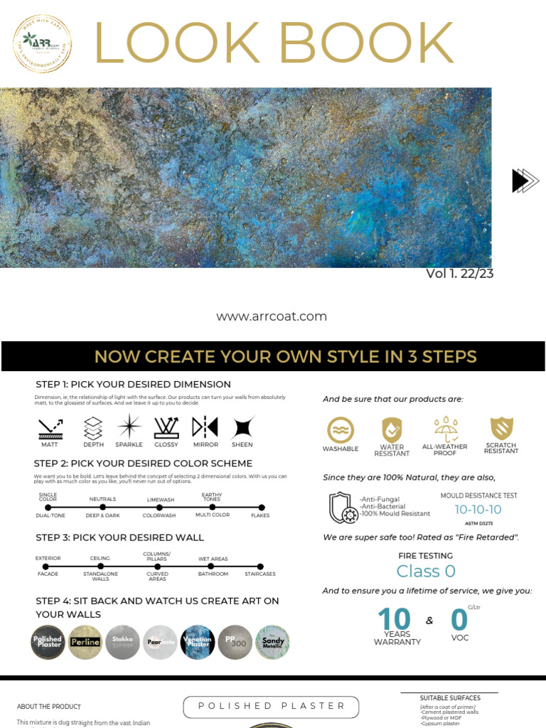 Eco-Friendly Polished Plaster Guide | PDF | Plaster | Lime (Material)