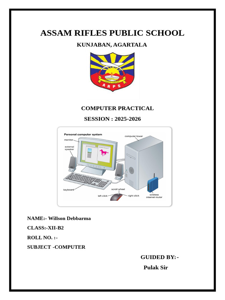 Computer Practical Report 2025 | PDF