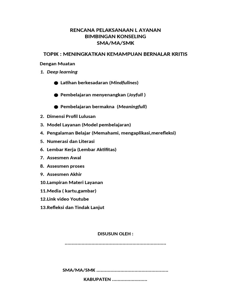 Topik - Bernalar Kritis | PDF