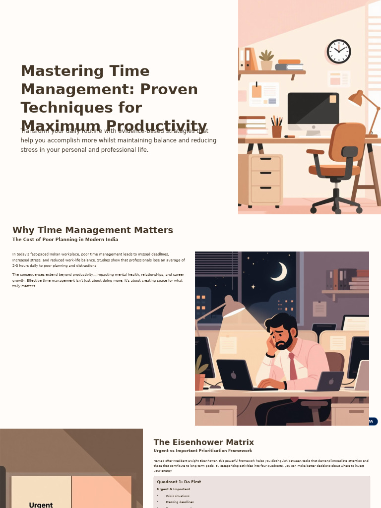 Mastering Time Management Proven Techniques For Maximum Productivity ...