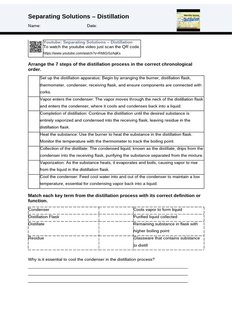 Worksheet (35)Distillation Vbl | PDF | Distillation | Process Engineering