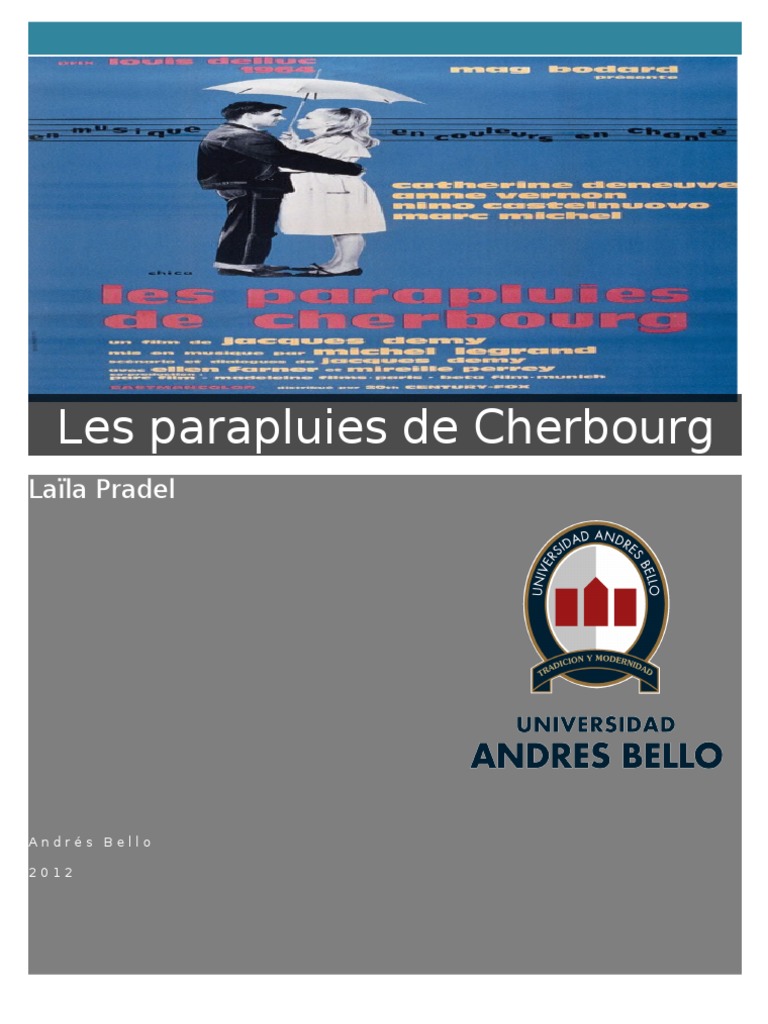 Les Parapluies de Cherbourg Informe PDF Cine Ocio
