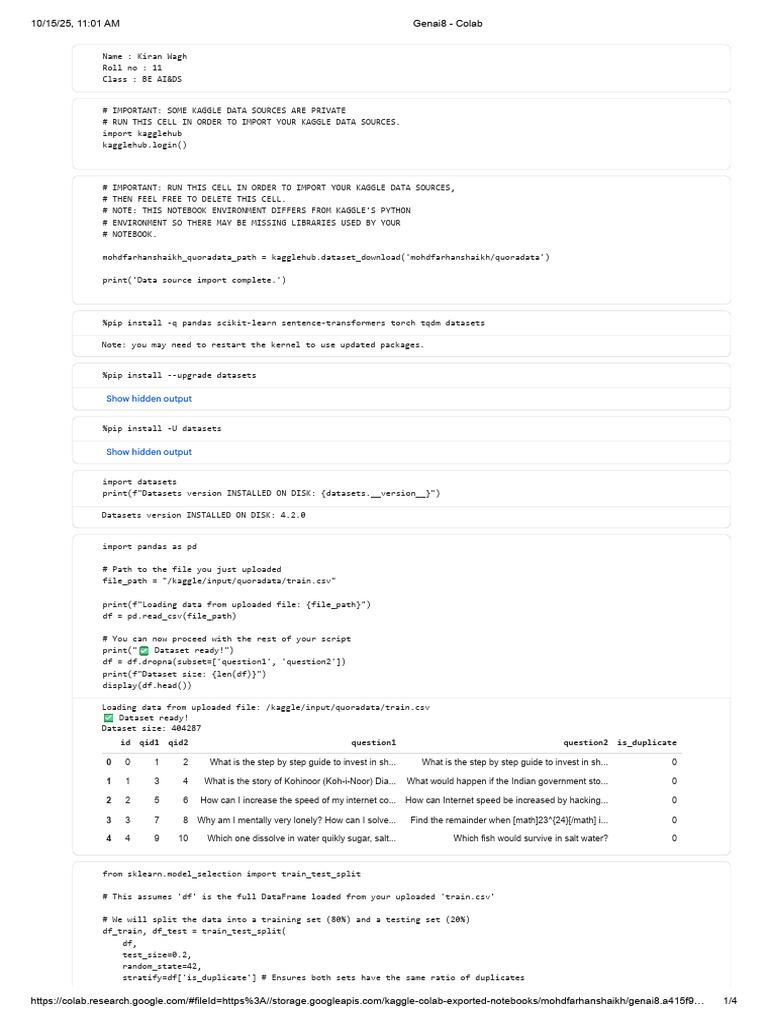 Kaggle Data Import and Analysis Guide | PDF | Software Engineering ...