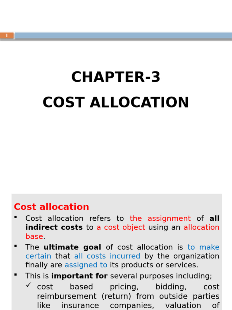 Cost Allocation in Manufacturing Explained | PDF | Cost Of Goods Sold ...