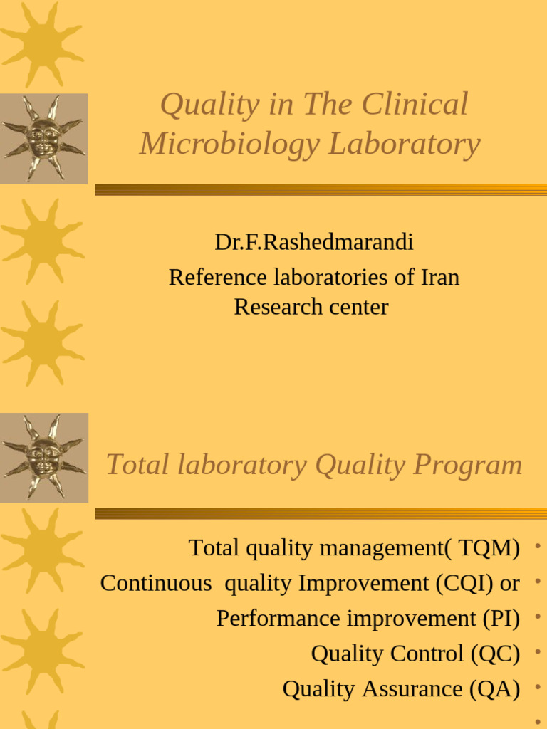 Quality in The Clinical Microbiology Laboratory | PDF | Quality ...